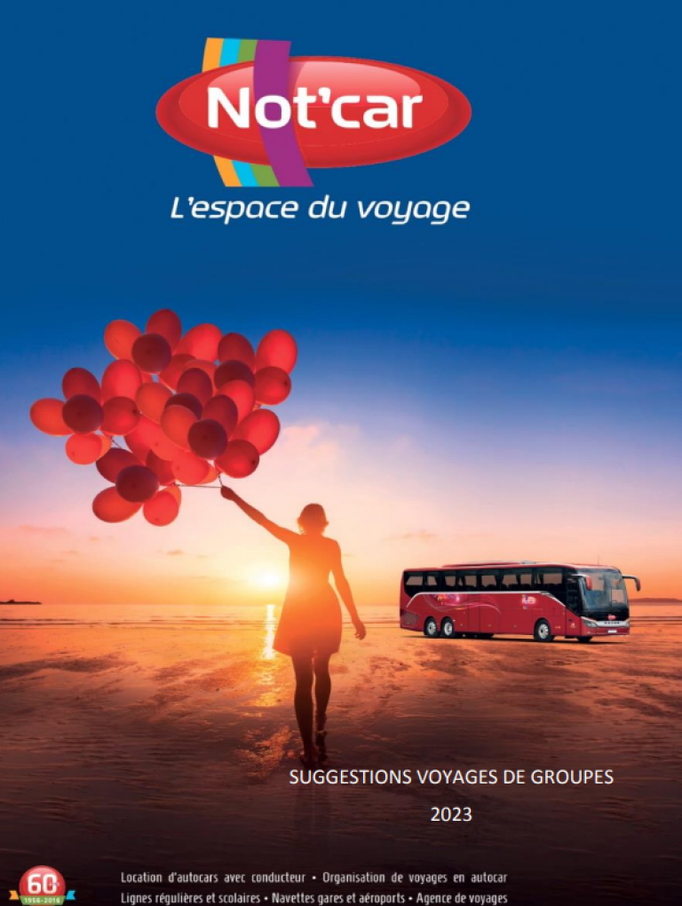 Brochure Groupes 2023 (réservée aux groupes déjà constitués – base 50 personnes)
