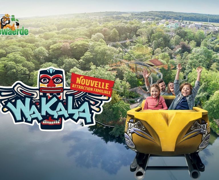 La nouvelle attraction Wakala à Bellewaerde.