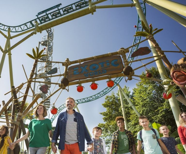 L'attraction exotic world de Walibi.