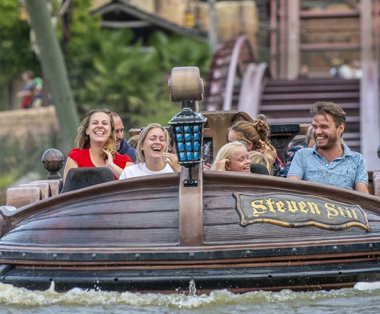 Le supersplash à Plopsaland.