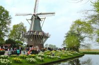 Le moulin du parc Keukenhof.