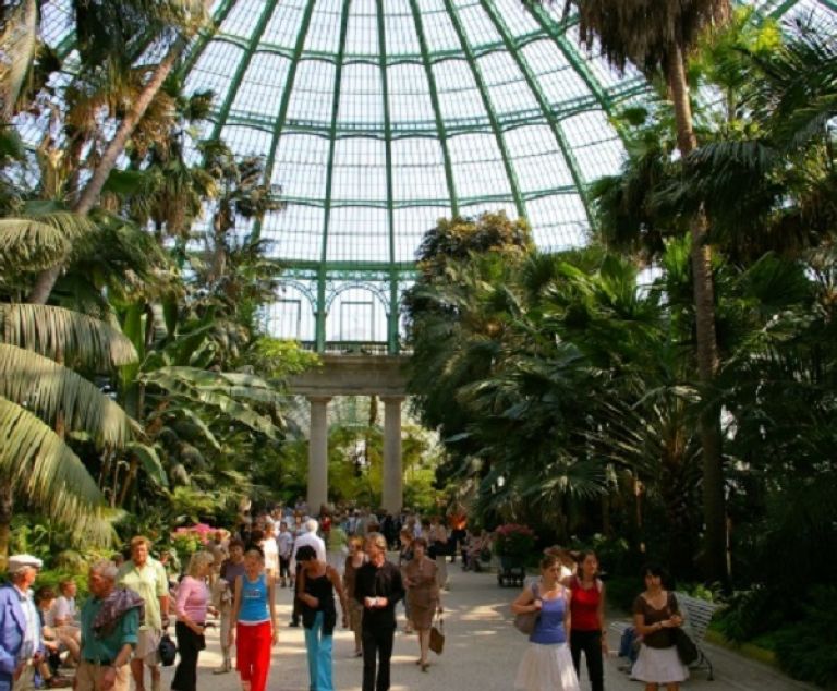 Les serres royales de Laeken.