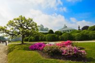 Les serres royales de Laeken.