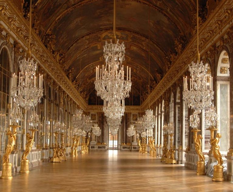 La galerie des glaces.