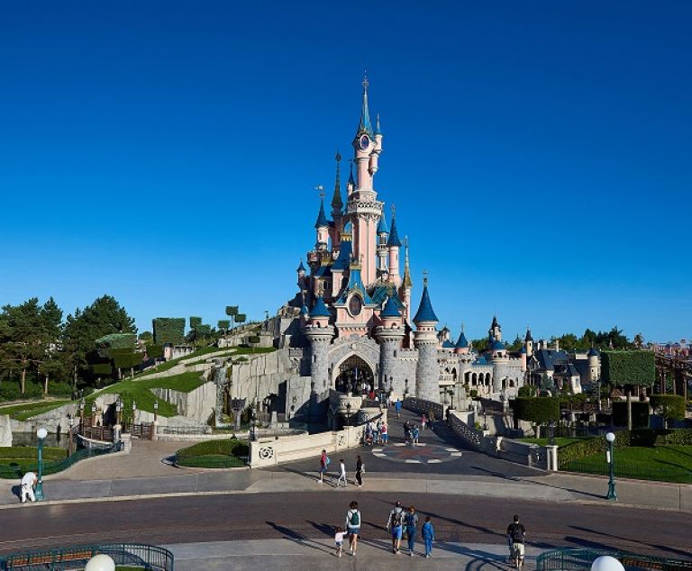 Le château de la belle au bois Dormant. 